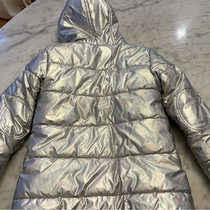Cat and Jack winter silver puffer.